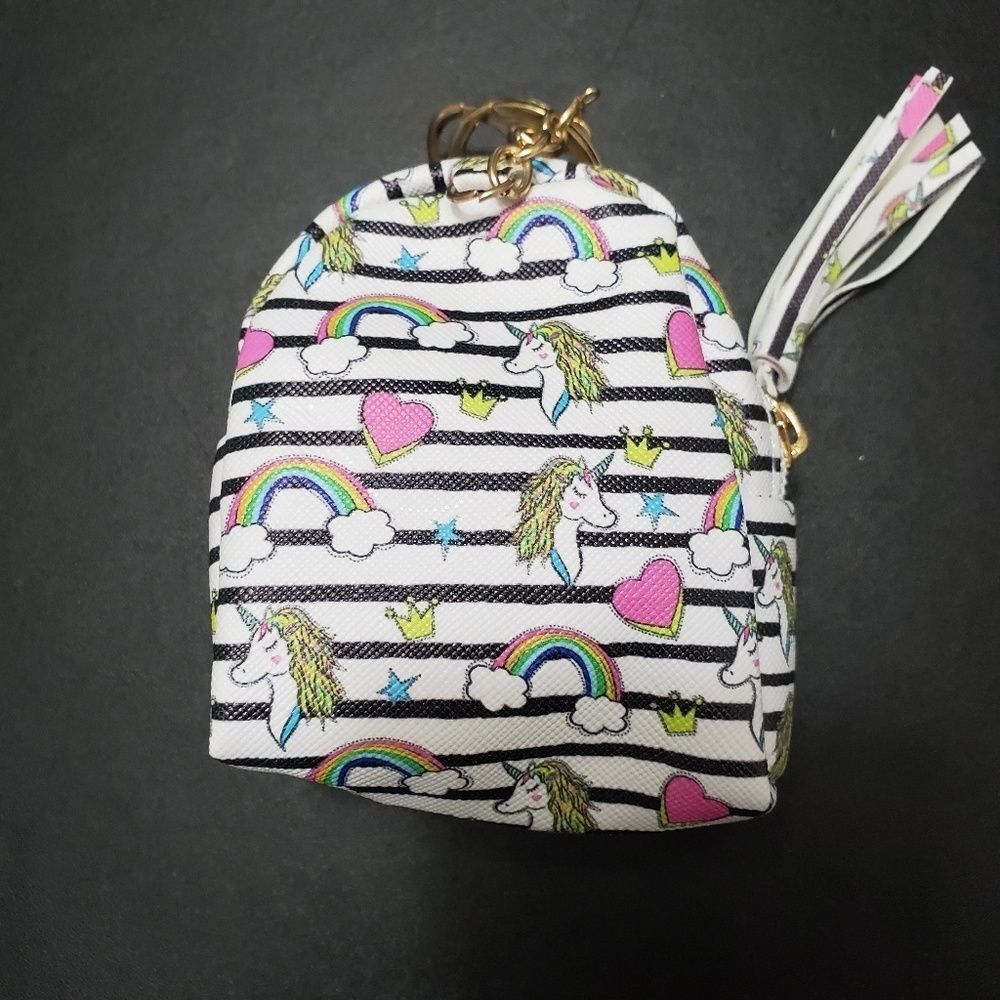 Unicorn key fob purse clip backpack clip